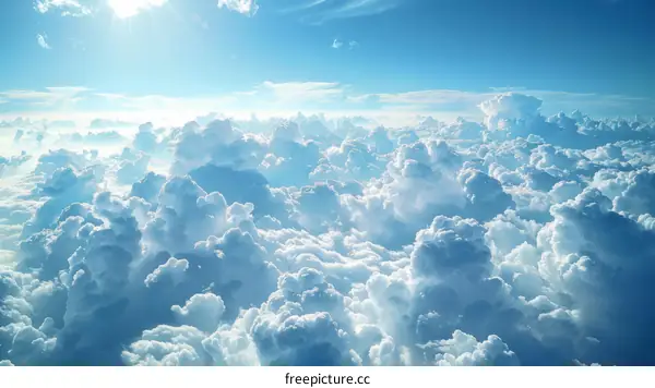 Blue Sky and White Clouds