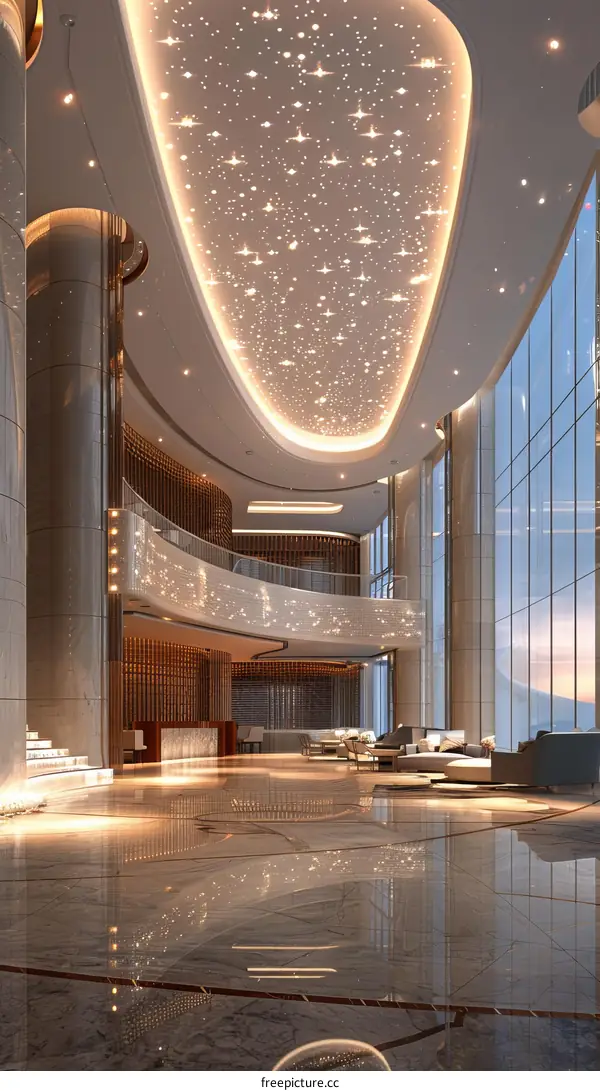 Modern Luxury Hotel Lobby Interior Design