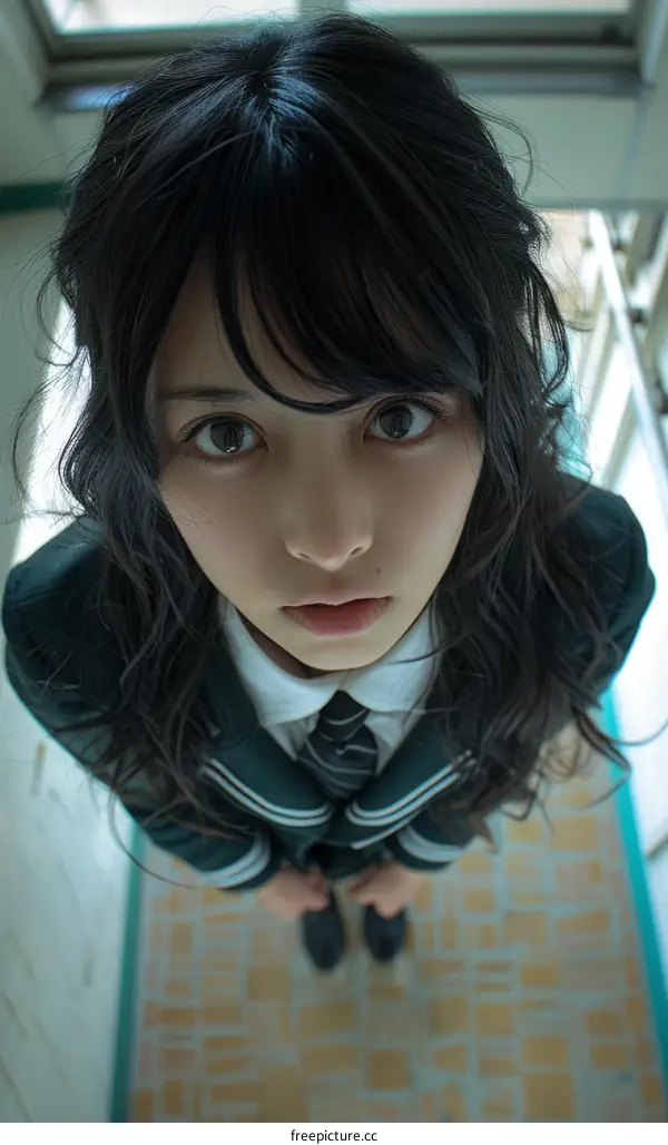 Schoolgirl Contemplating the Future