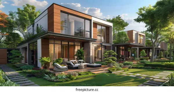 Modern Palm Springs Residence with Courtyard