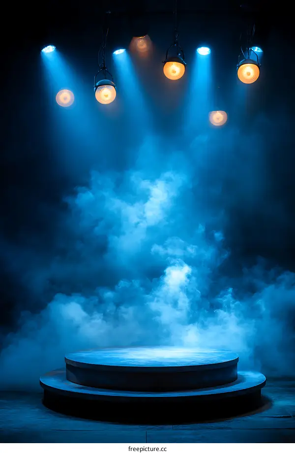 Stage Lighting and Smoke Effect