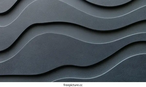Abstract Gray Wave Pattern Texture