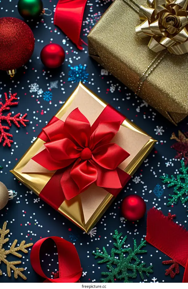 Christmas presents and decorations