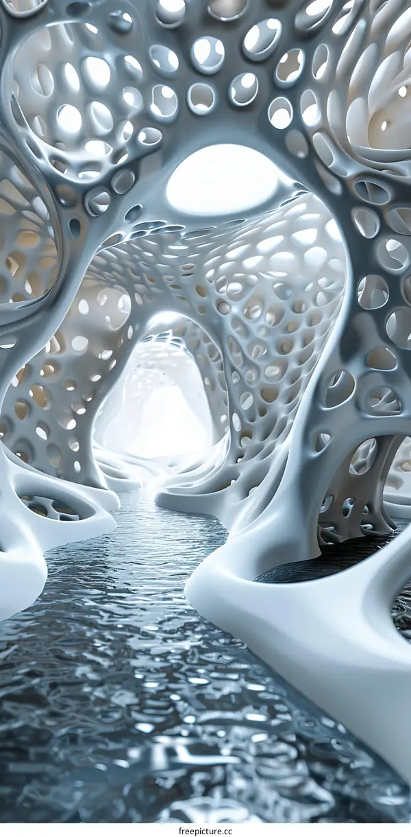 Futuristic Organic Tunnel