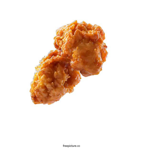 [Transparent Background PNG]Two pieces of fried chicken