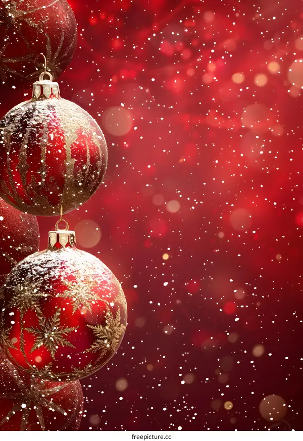 Red background for Christmas