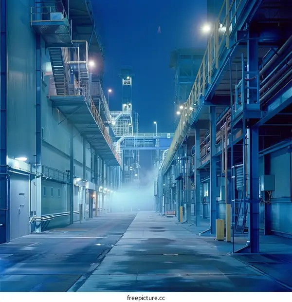 Night Lights of Industrial Complex