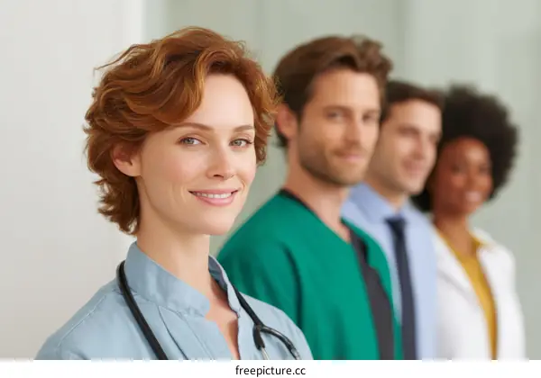 Medical Team in Professional Attire