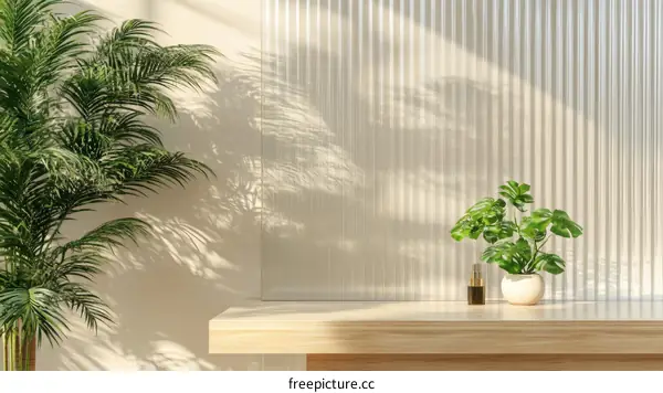Minimalist Interior Design with Plants and Natural Light
