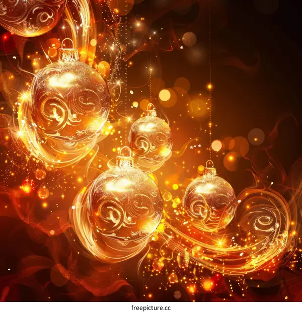 Golden Christmas Decorations