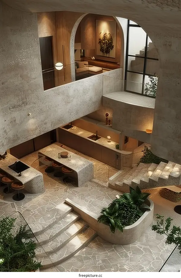 Modern Duplex Apartment Interior Design