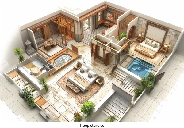 Luxury Villa Floor Plan Design