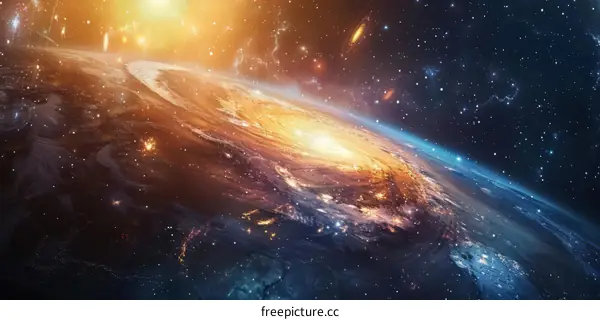 Earth's Glowing Aura from Space