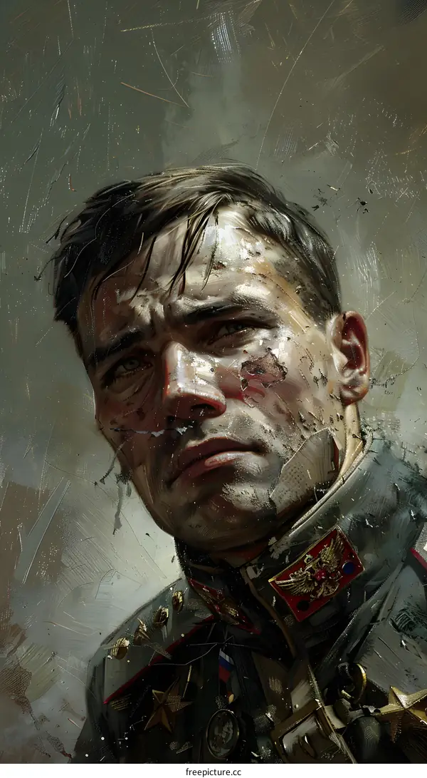 Portrait of a soldier