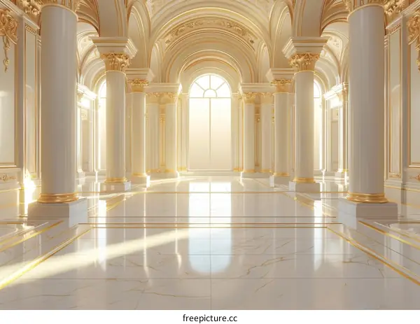Grand Ballroom Interior Design Illustration