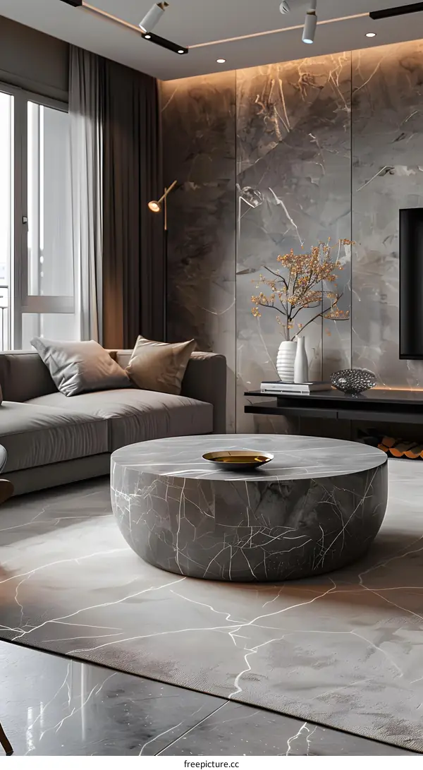 Modern minimalist living room