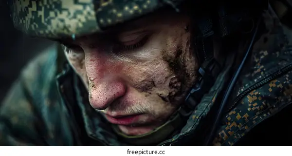 Portrait of a soldier