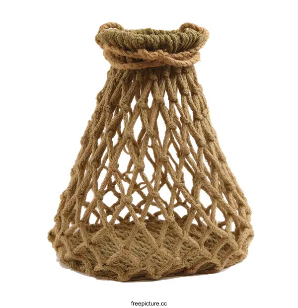 [Transparent Background PNG]Handmade Rope Net Bag Decor