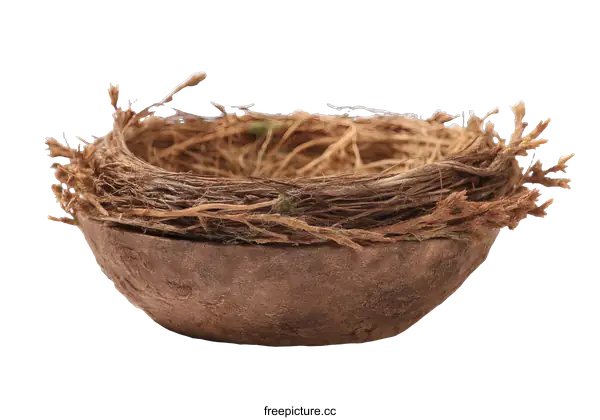 [Transparent Background PNG]Handmade Decorative Bird Nest Bowl