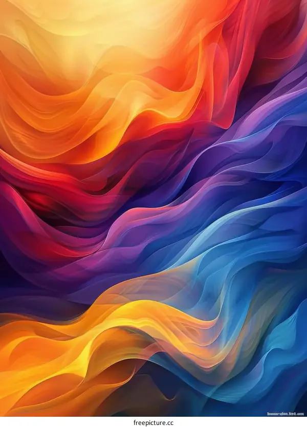 Colorful abstract painting