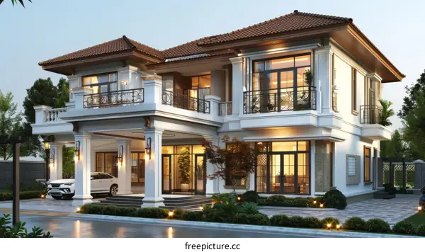 Modern style villa