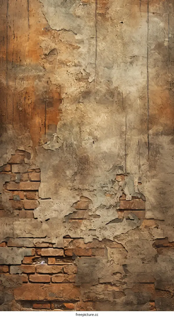 weathered brick wall texture background