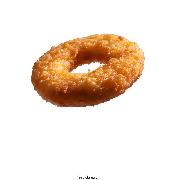 [Transparent Background PNG]Onion ring isolated on white background