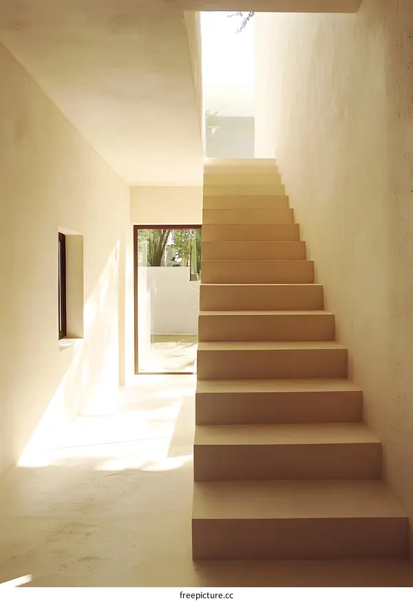 Modern Concrete Stairs In Interior Design