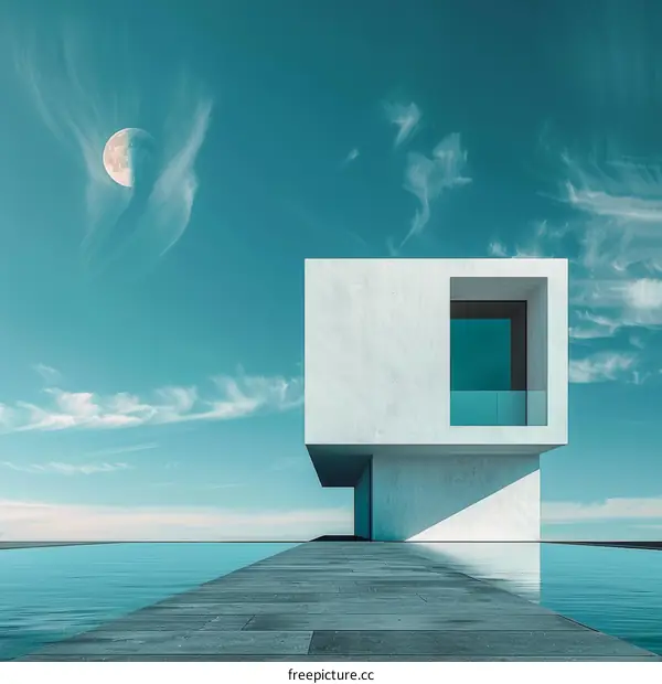 Minimalist House Design on the Beach