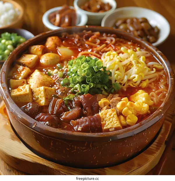 Spicy Beef Noodle Soup with Vegetables