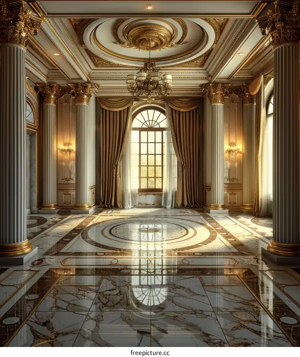 Grand Luxury Palace Hall Interior Design