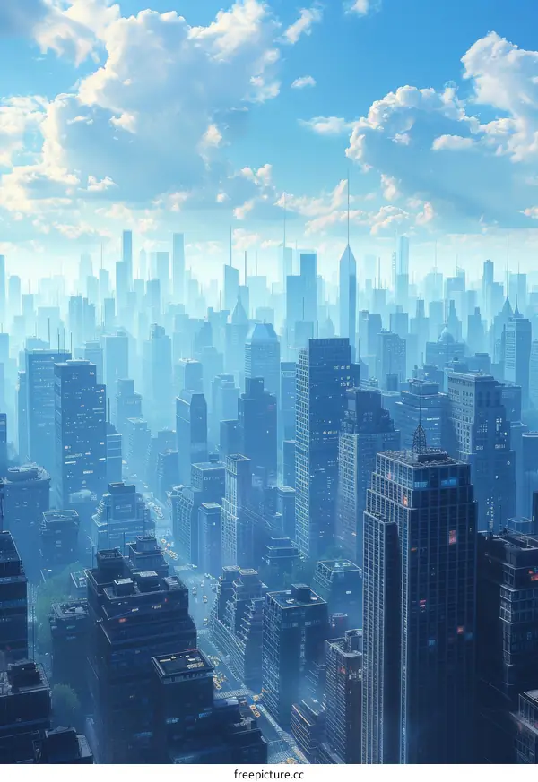 A Metropolis of Glass and Steel