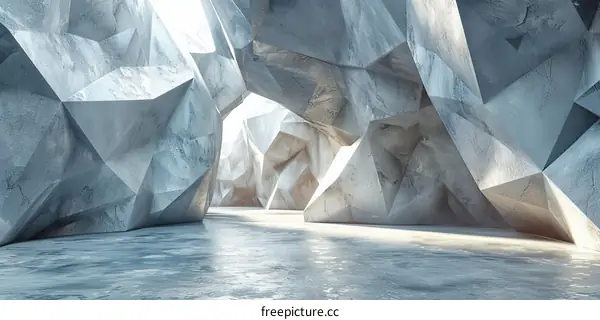 Futuristic Ice Cave