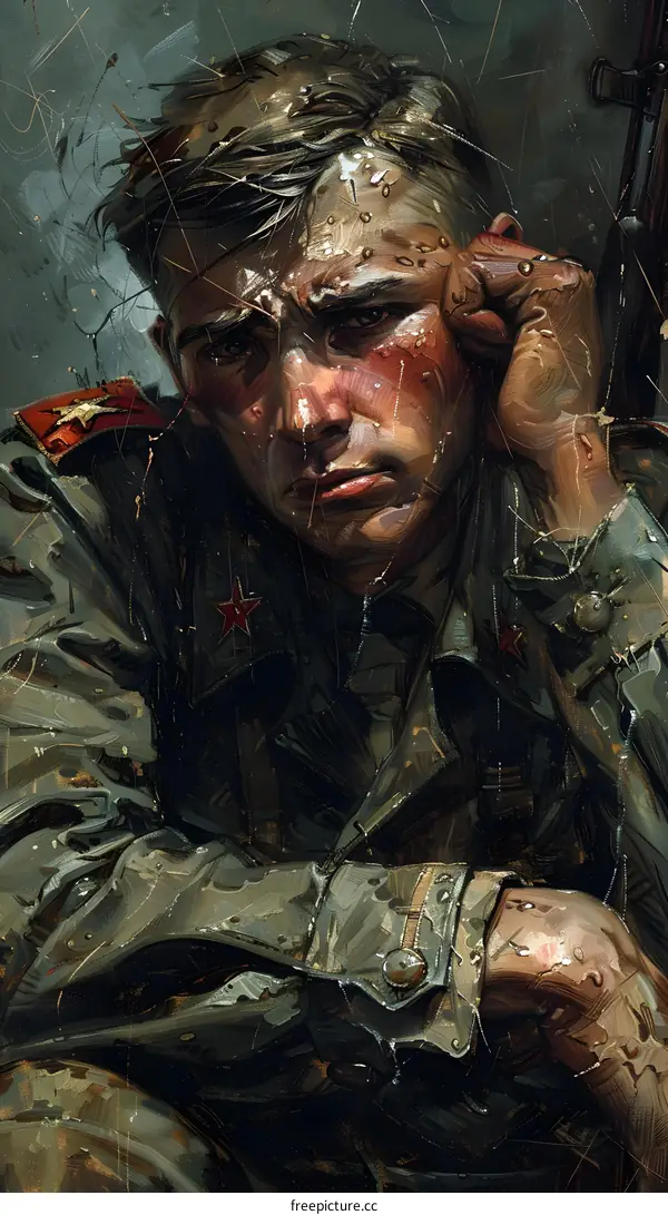 Portrait of a Young Soldier
