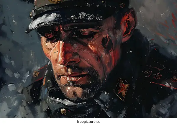 Portrait of a Soviet Officer