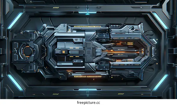 Futuristic Technology Abstract Background