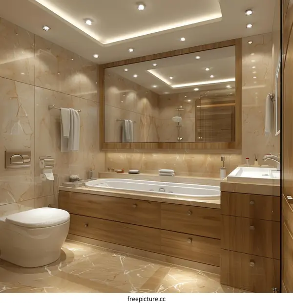 Modern Luxurious Bathroom Interior Design