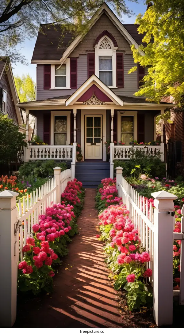 Charming Victorian-Style Cottage with Beautiful Garden