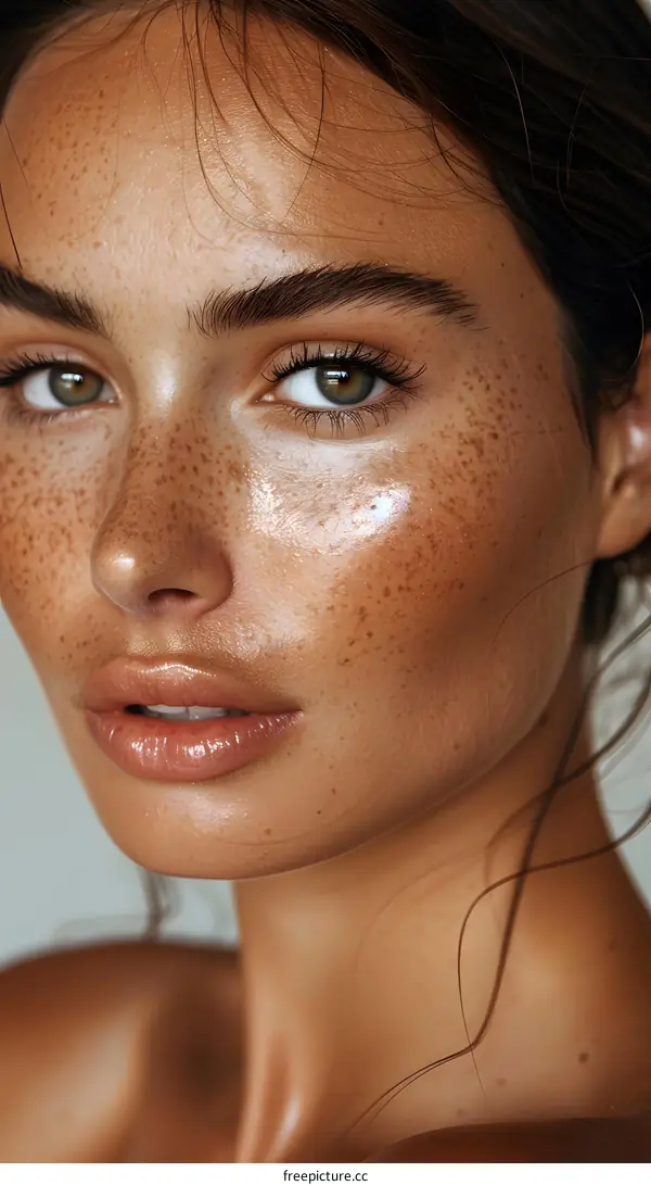 Close Up Beauty Portrait