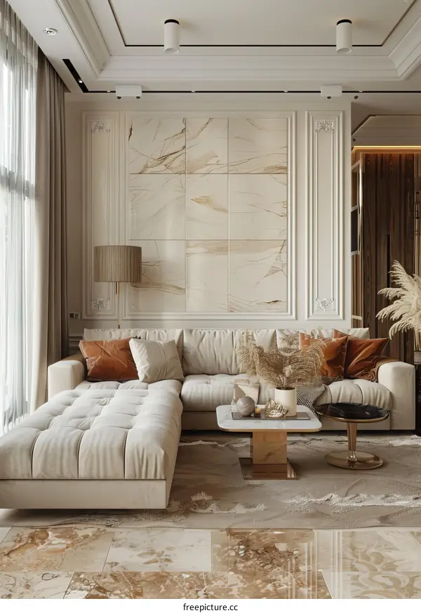 Modern & Cozy Scandinavian Living Room Design