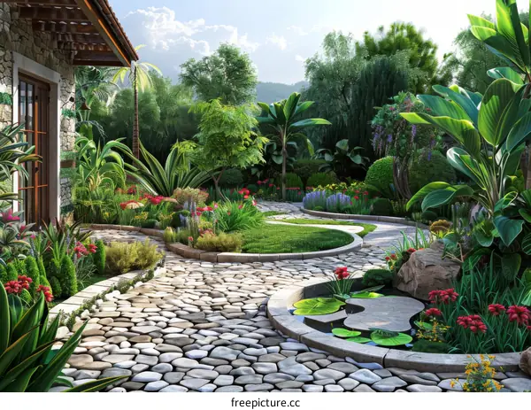 Garden Landscape Design Renderings