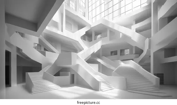 Abstract Modern Architecture Interior Design