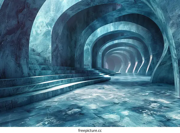 Crystalline Ice Chambers Render
