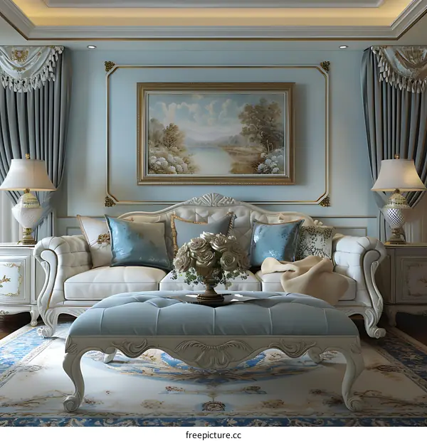 European style living room