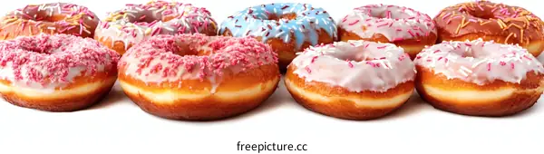 Colorful Donuts with Sprinkles