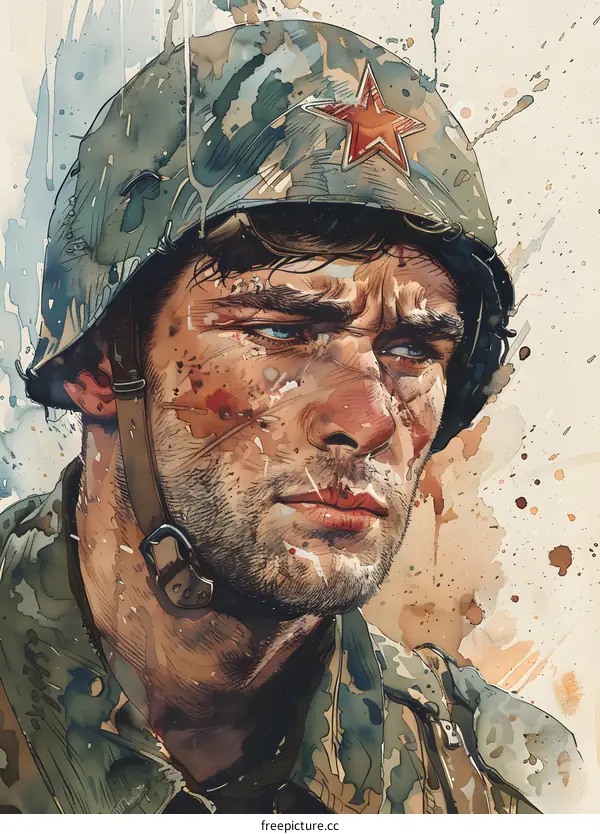Portrait of a soldier