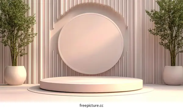 Minimalist Modern Empty Product Showcase