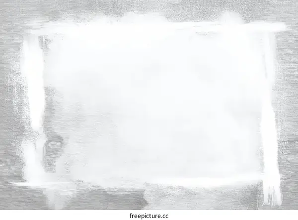 Abstract White Brushstrokes on Gray Background
