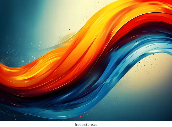 Colorful abstract painting