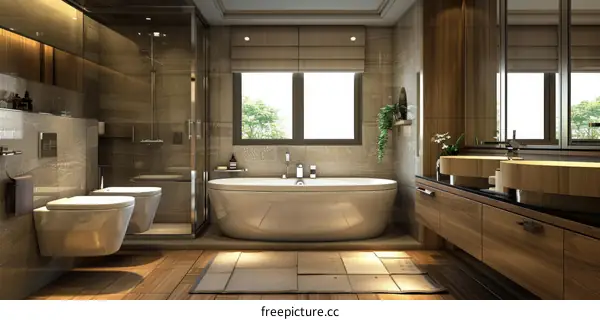 Modern Luxury Bathroom Interior Design